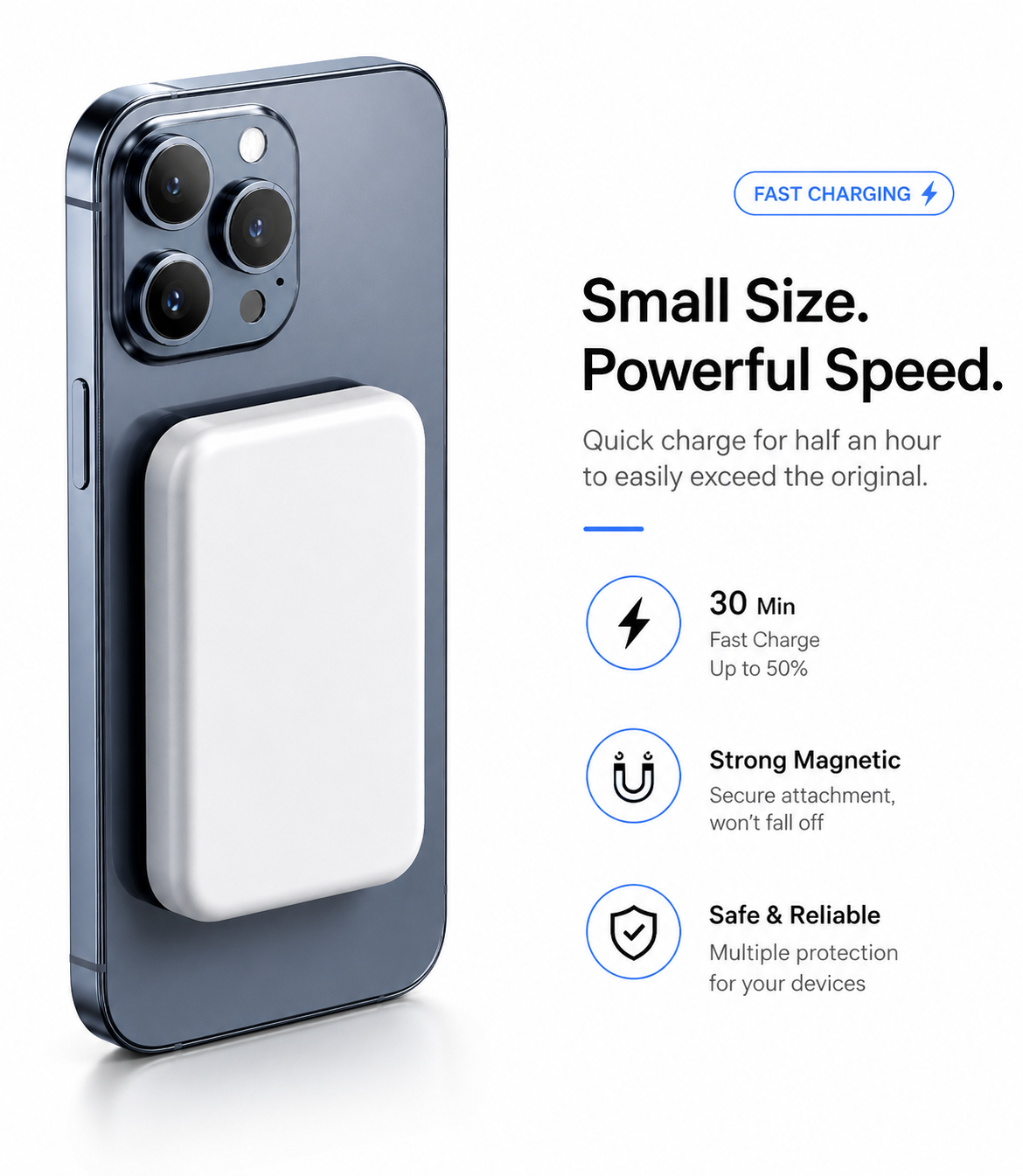 MagSafe Power Bank Pro™ | 10000mAh Magnetic Fast Charger